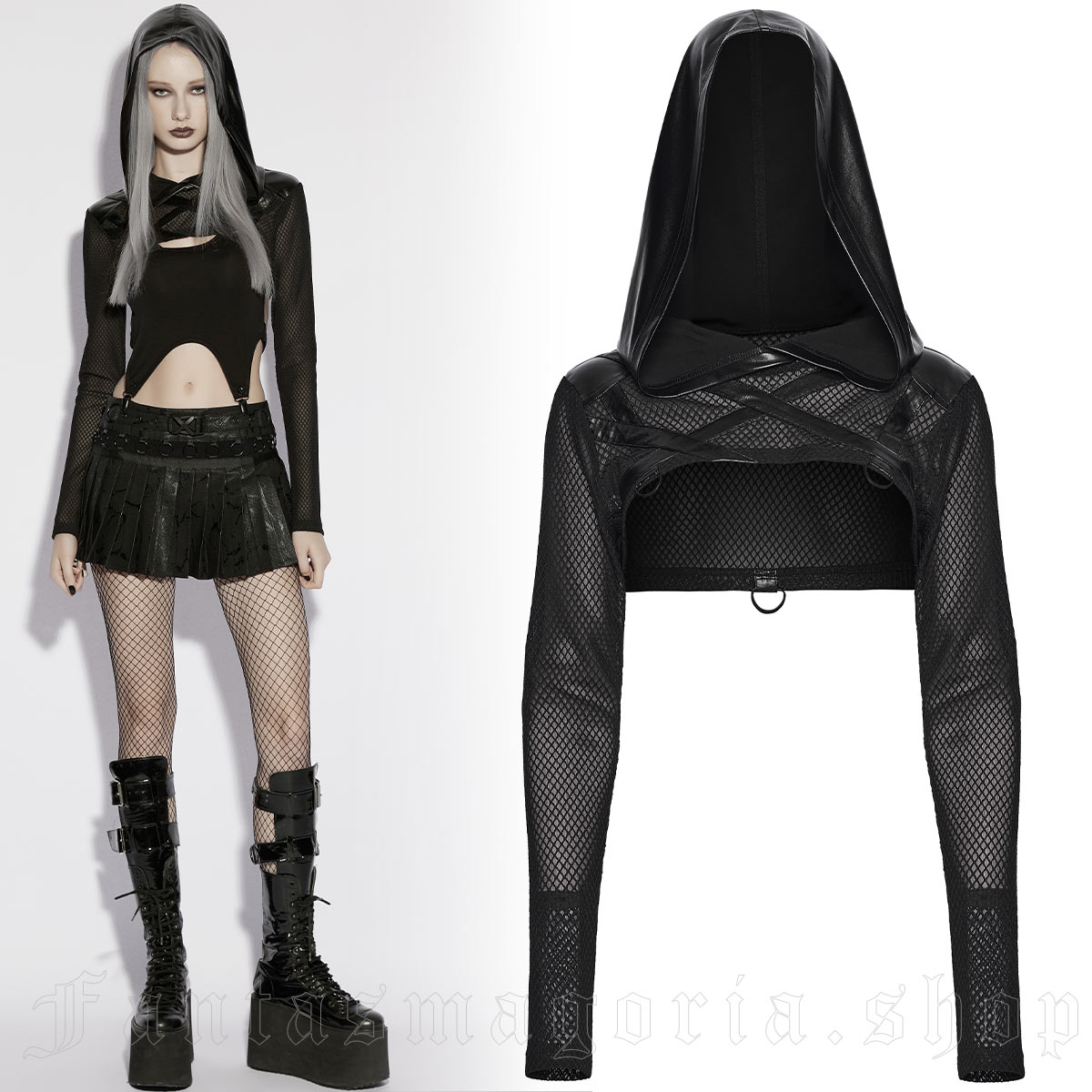 Punk Rave Suspiria Hooded Shrug