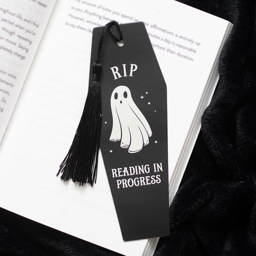 Spirit of Equinox RIP Reading In Progress Coffin Bookmark