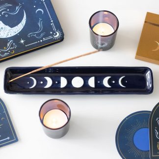 Spirit of Equinox Blue Moon Phase Incense Holder