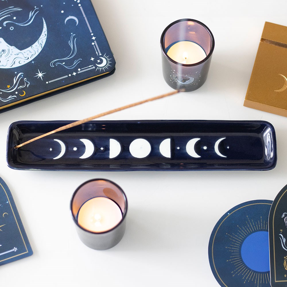 Spirit of Equinox Blue Moon Phase Incense Holder