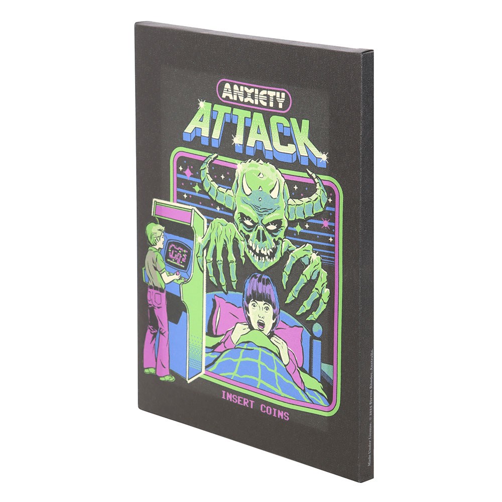 Steven Rhodes Anxiety Attack Canvas Plaque – Bild 2
