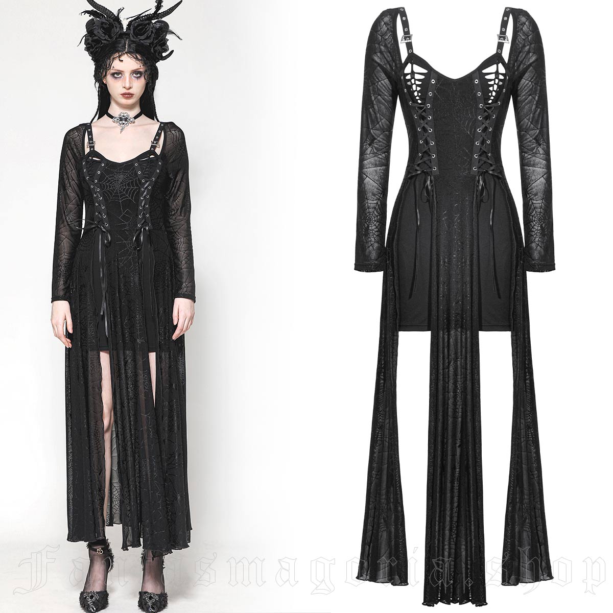 Dark In Love Arachnia Morte Dress – Bild 2