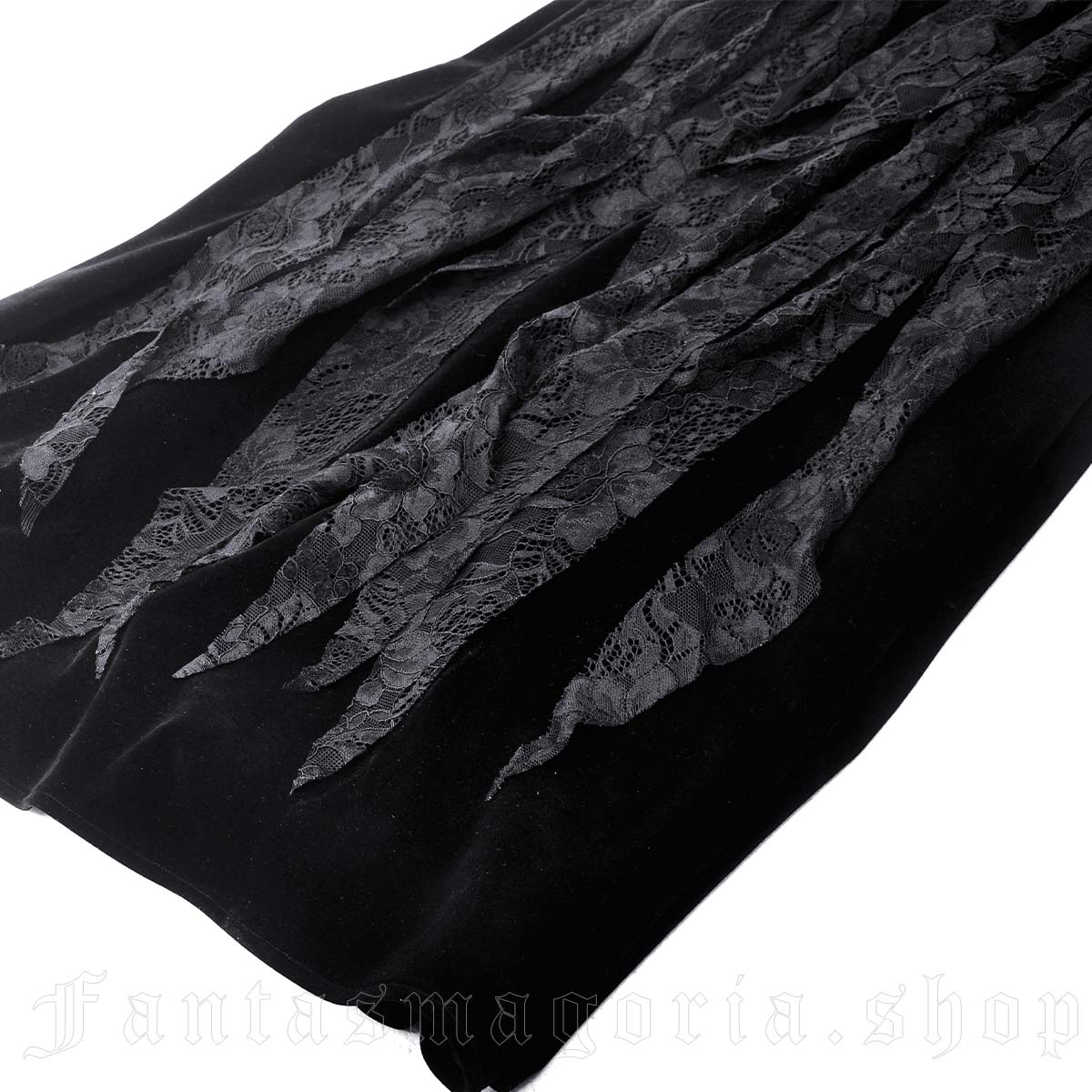 Dark In Love Black Dahlia Velvets And Lace Dress - Image 6