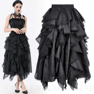 Dark in Love Blossom Noir Skirt