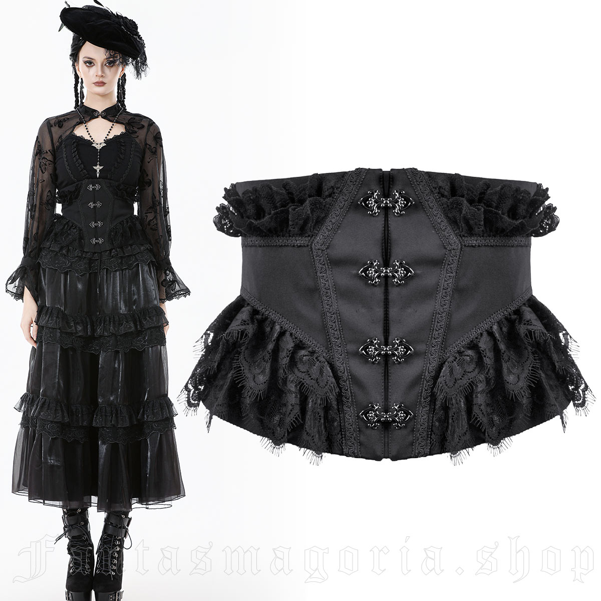 Dark In Love Coffin Coven Waist Cincher