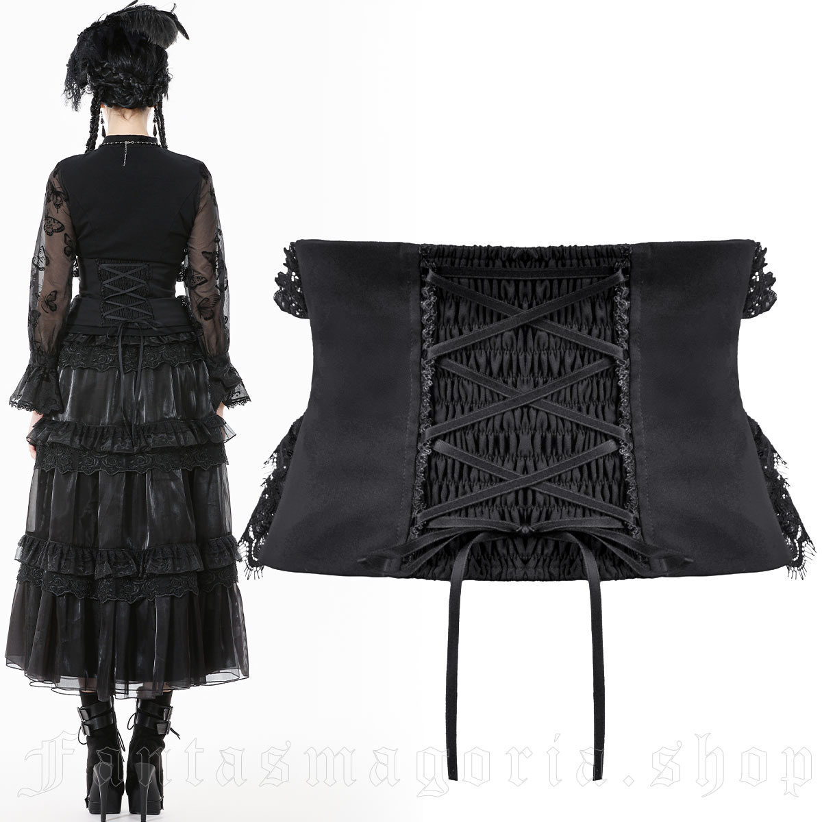 Dark In Love Coffin Coven Waist Cincher – Bild 2