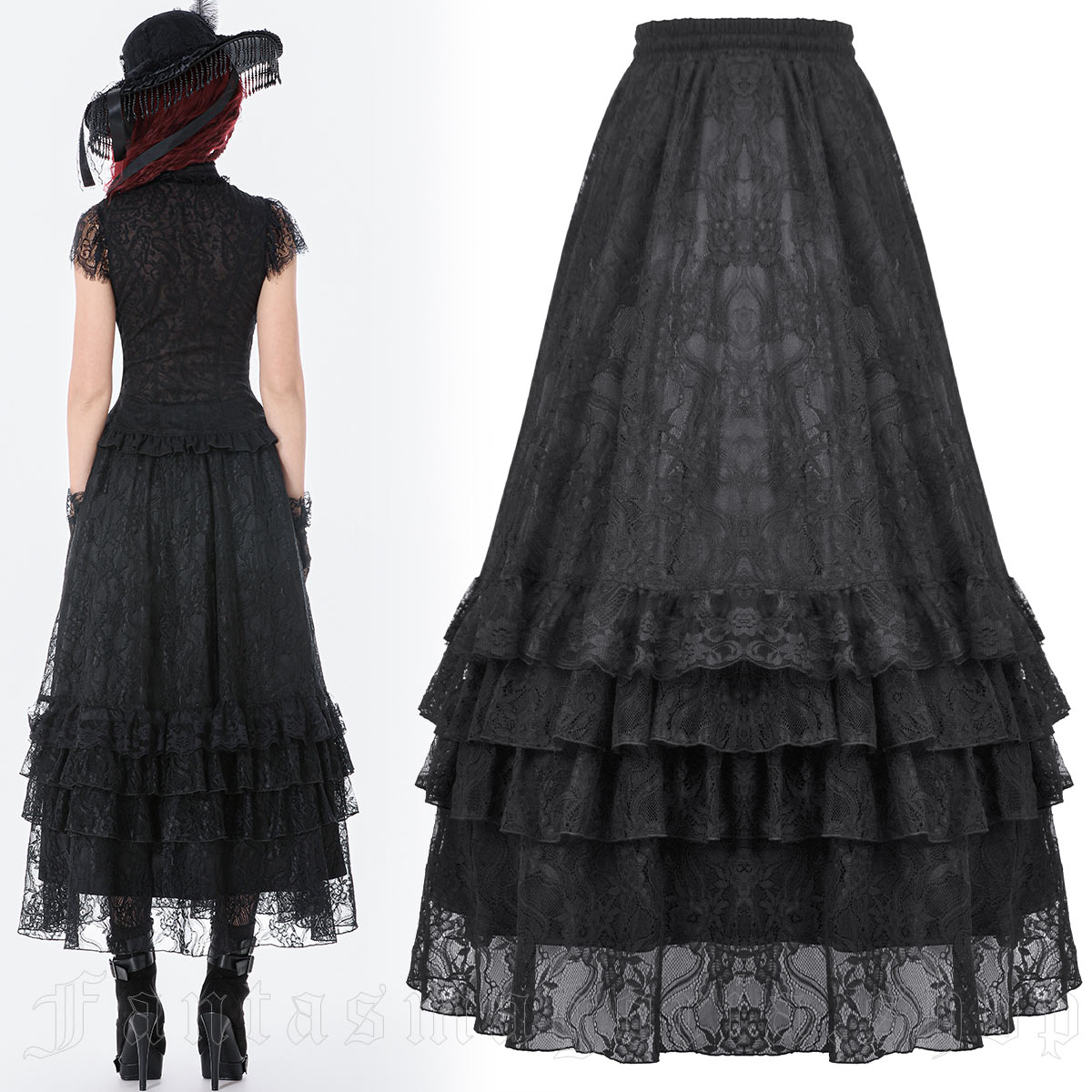Dark in Love Eclipse Lace Skirt – Bild 2