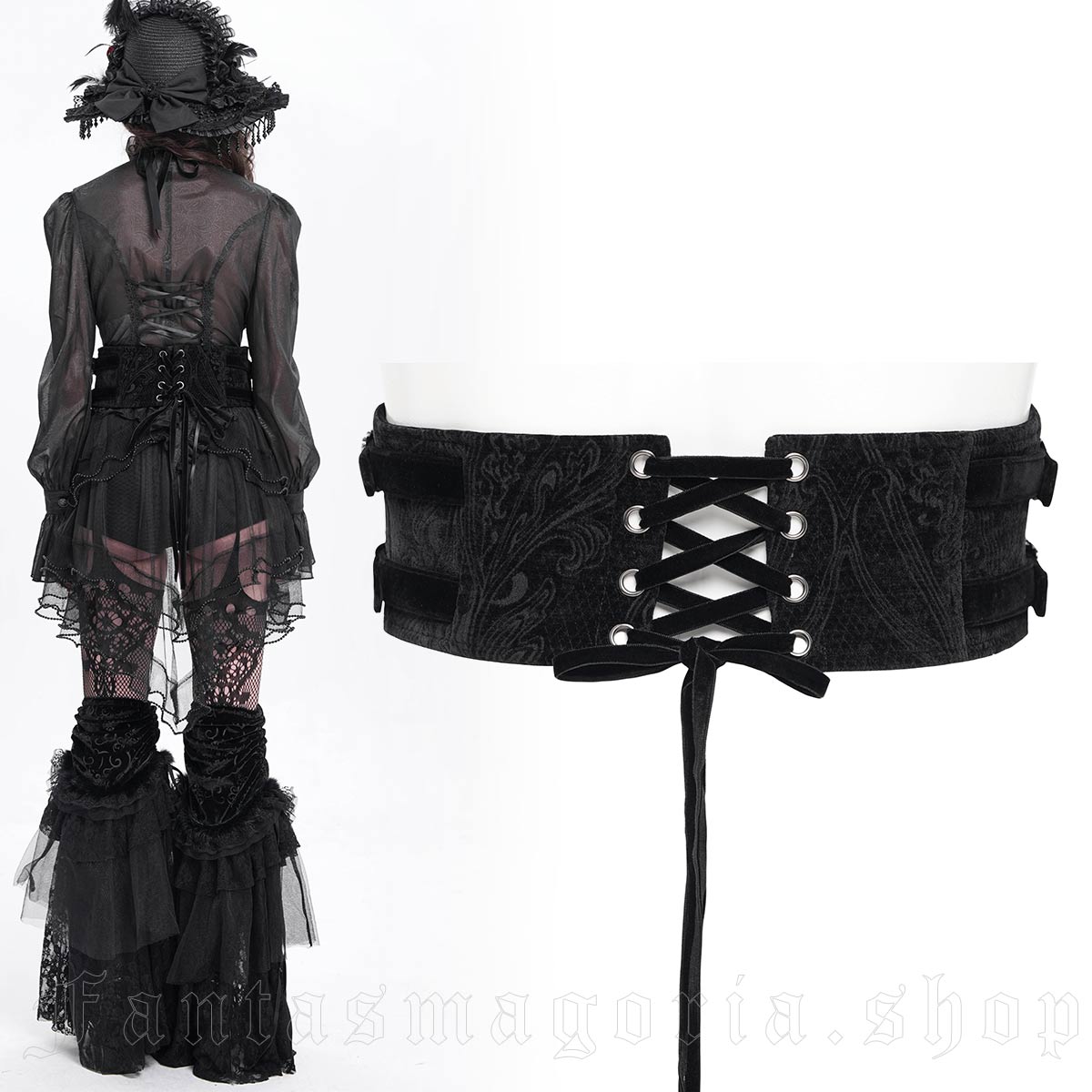 Devil Fashion Gothic Sacrament Corset Belt - Image 2