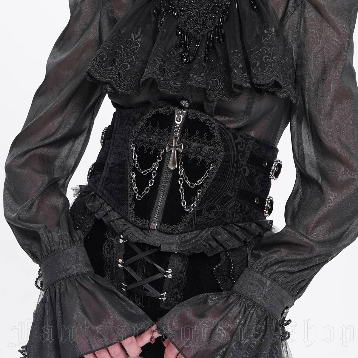 Devil Fashion Gothic Sacrament Corset Belt - Image 4