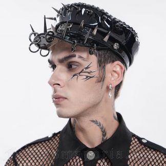 Devil Fashion Mayhem Manifest Spiked Visor Cap