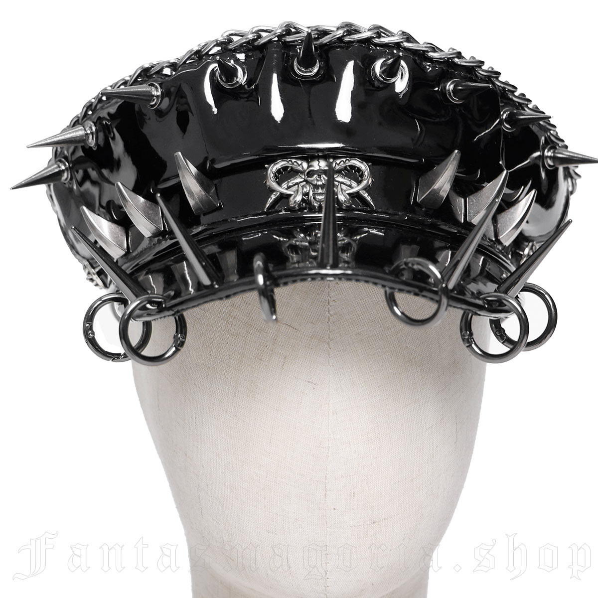 Devil Fashion Mayhem Manifest Spiked Visor Cap - Image 2