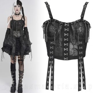 Devil Fashion Miss Mayhem Crop Top