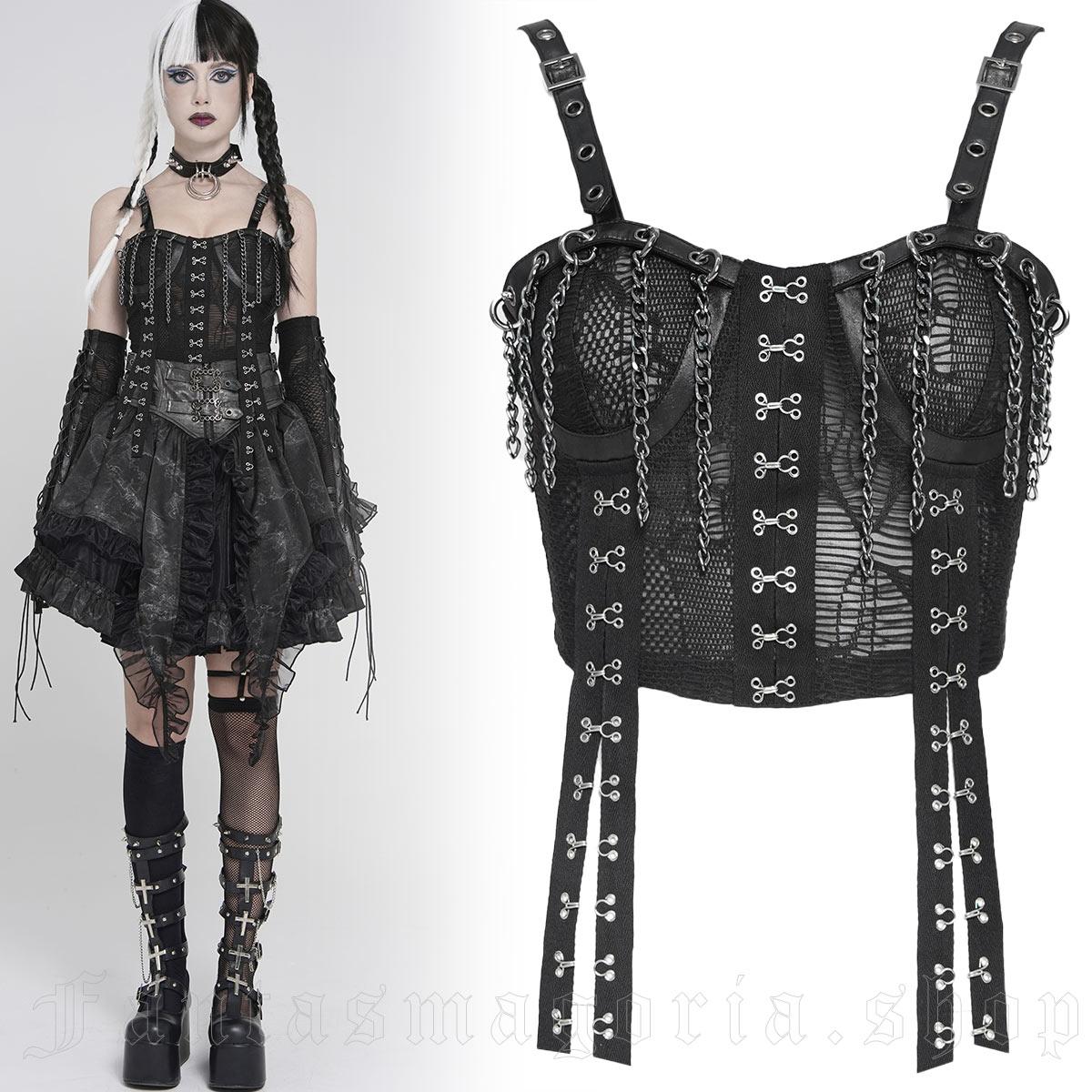 Devil Fashion Miss Mayhem Crop Top
