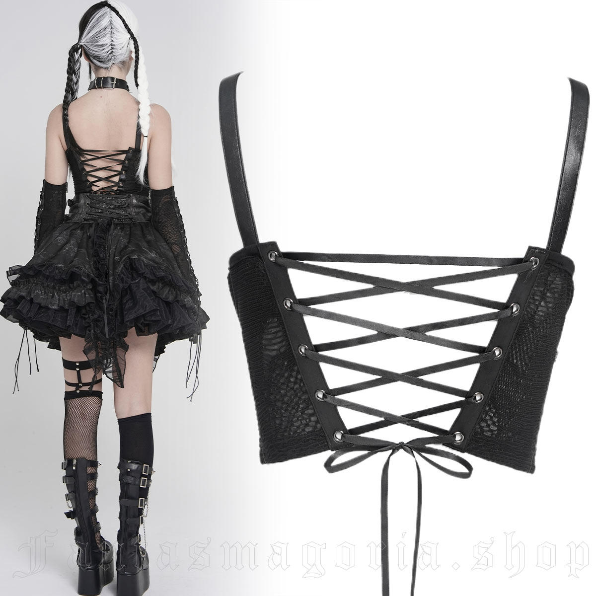 Devil Fashion Miss Mayhem Crop Top - Image 2