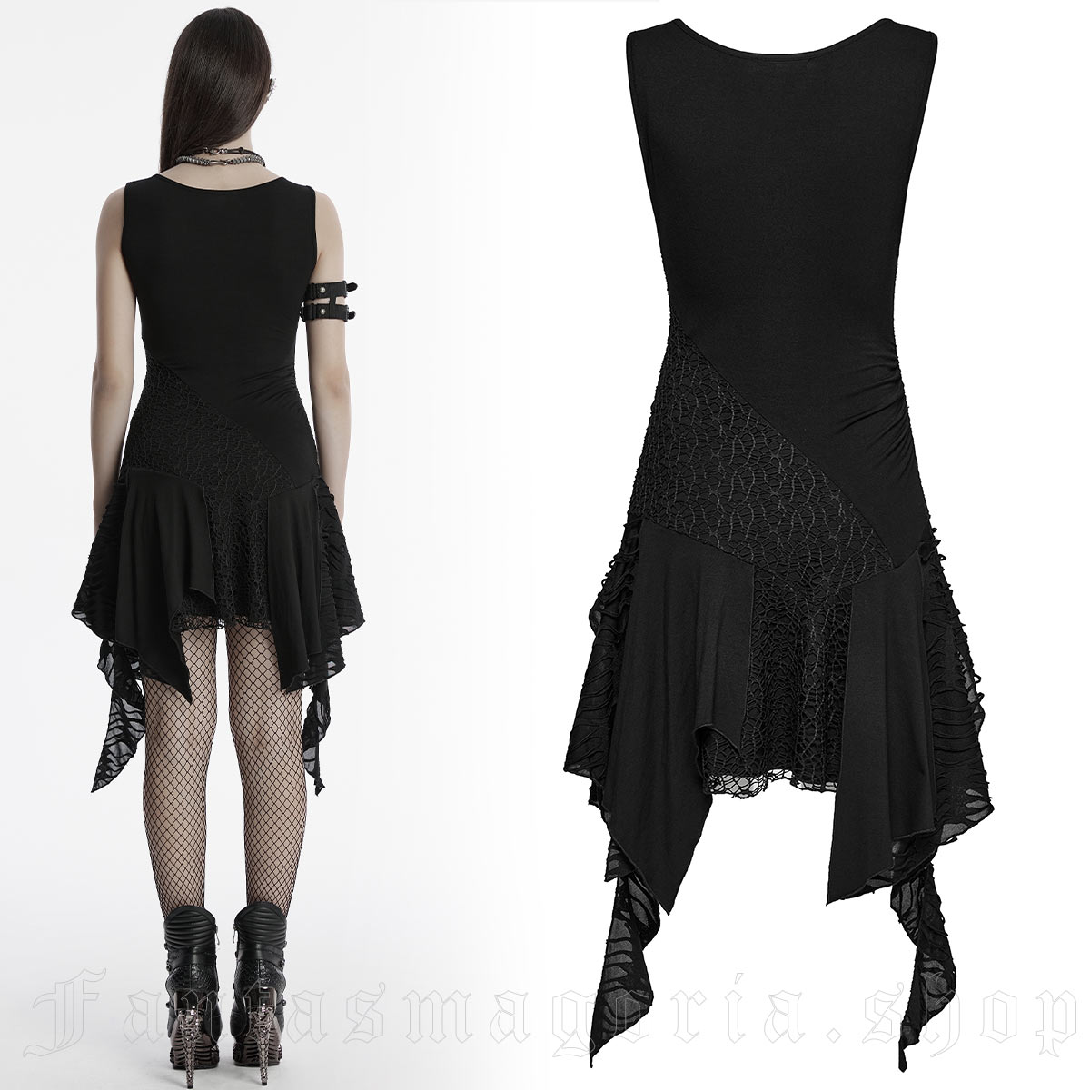 Punk Rave Dark Ether Dress - Image 2