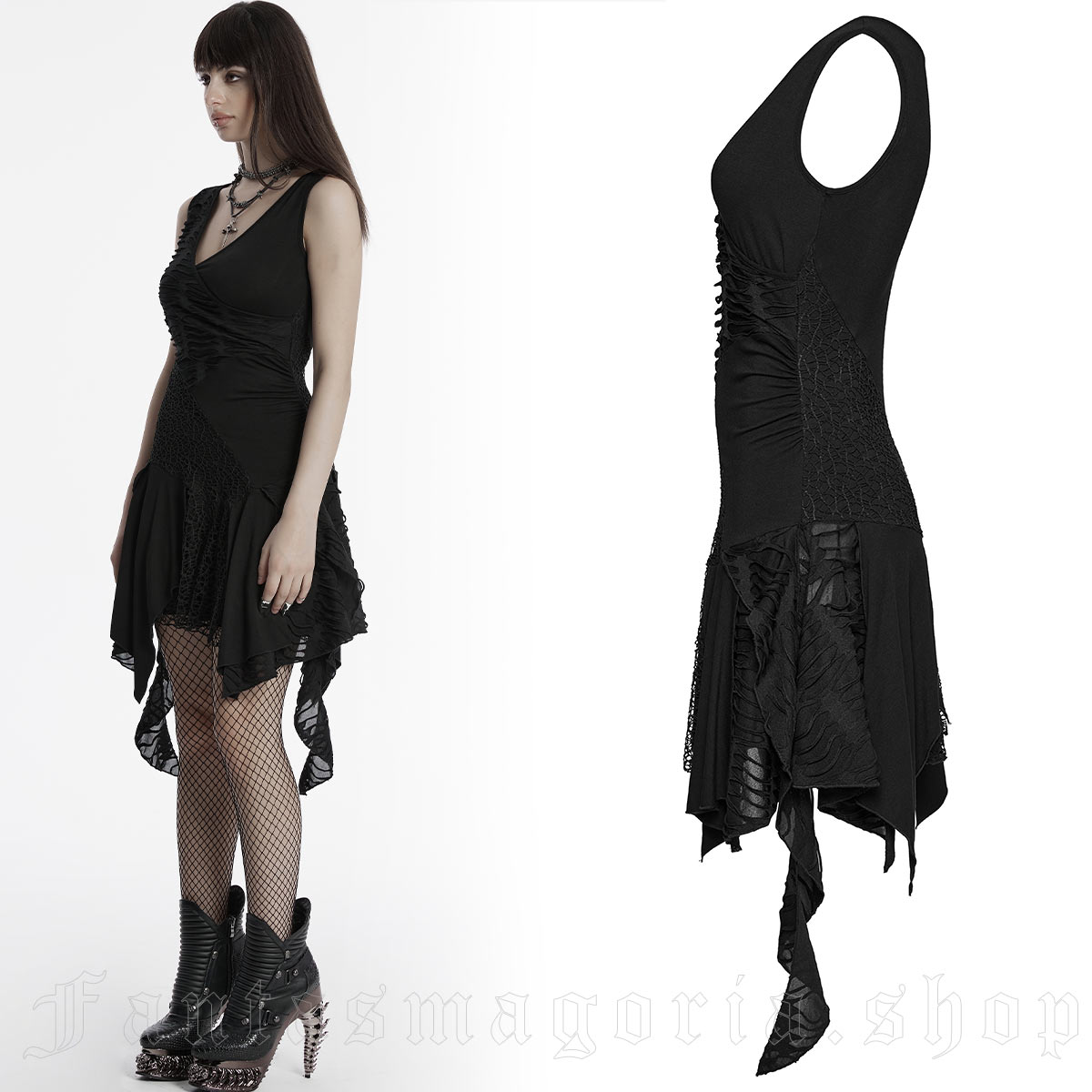 Punk Rave Dark Ether Dress - Image 3