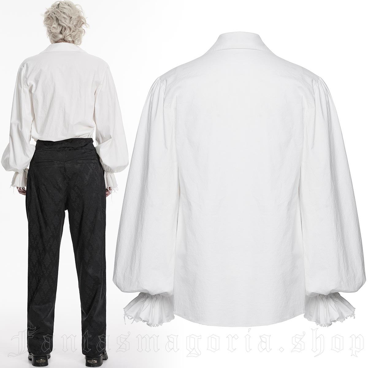 Punk Rave Frostborne White Shirt – Bild 3