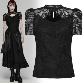 Punk Rave Lilith's Allure Lace Top