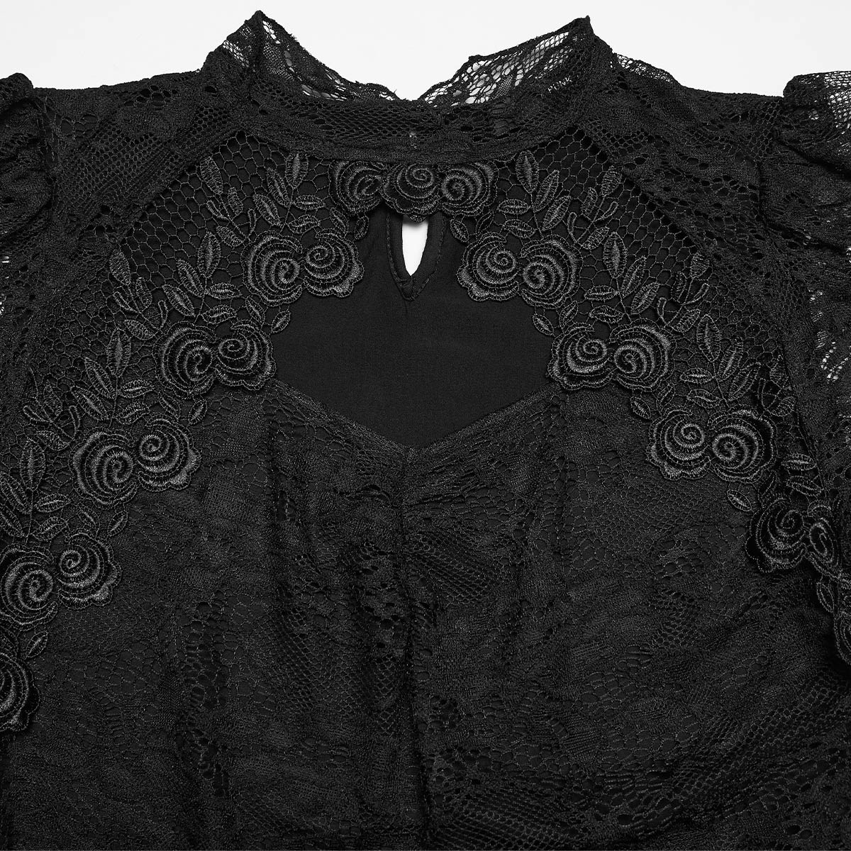 Punk Rave Lilith's Allure Lace Top – Bild 4
