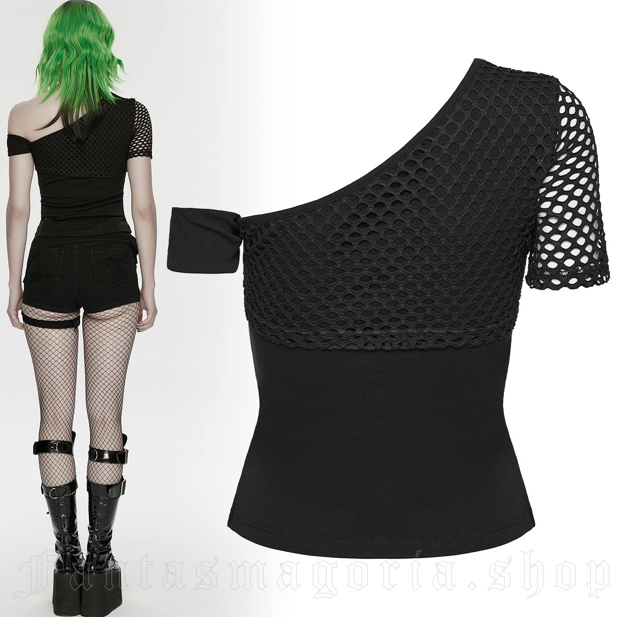 Punk Rave Nexus Asymmetric Top – Bild 3