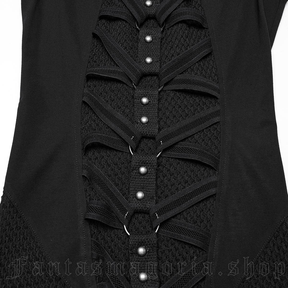 Punk Rave Tenebra Hooded Maxi Dress - Image 5