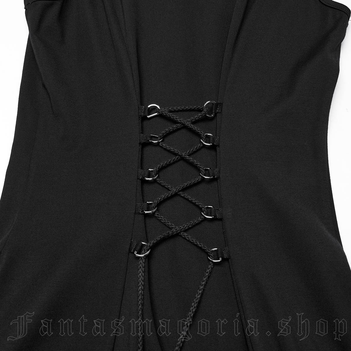 Punk Rave Tenebra Hooded Maxi Dress - Image 6