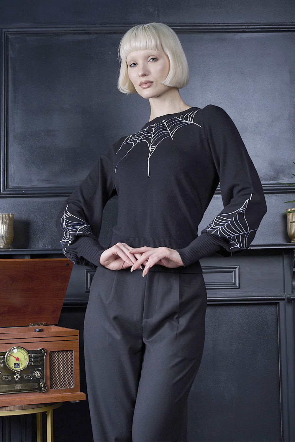 Banned Carla Spiderweb Jumper - Image 3