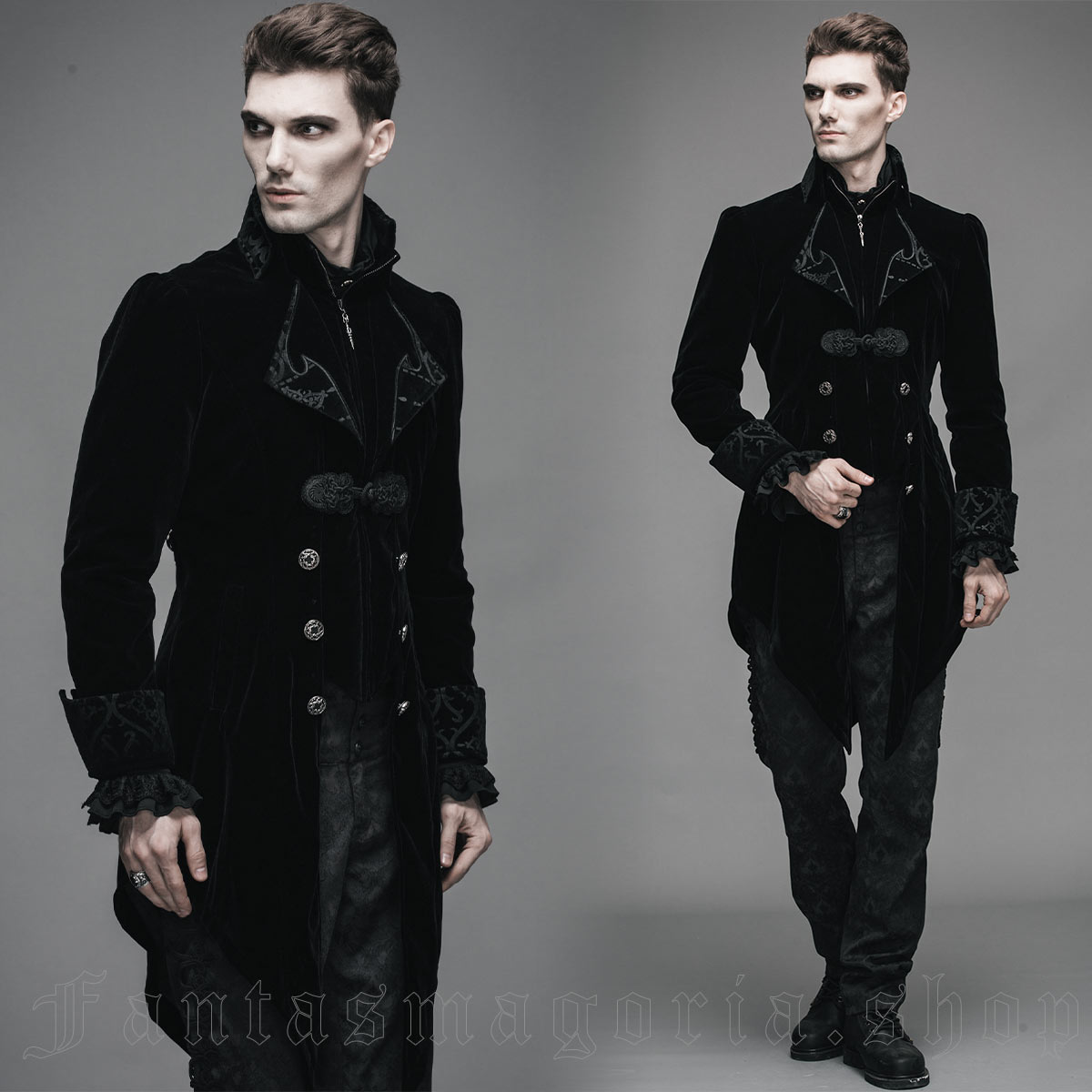 Devil Fashion Elfin Men's Black Jacket – Bild 2