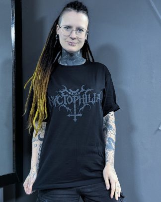 Nyctophilia x Martha's Dark Heart Limited Edition T-Shirt Black & Grey