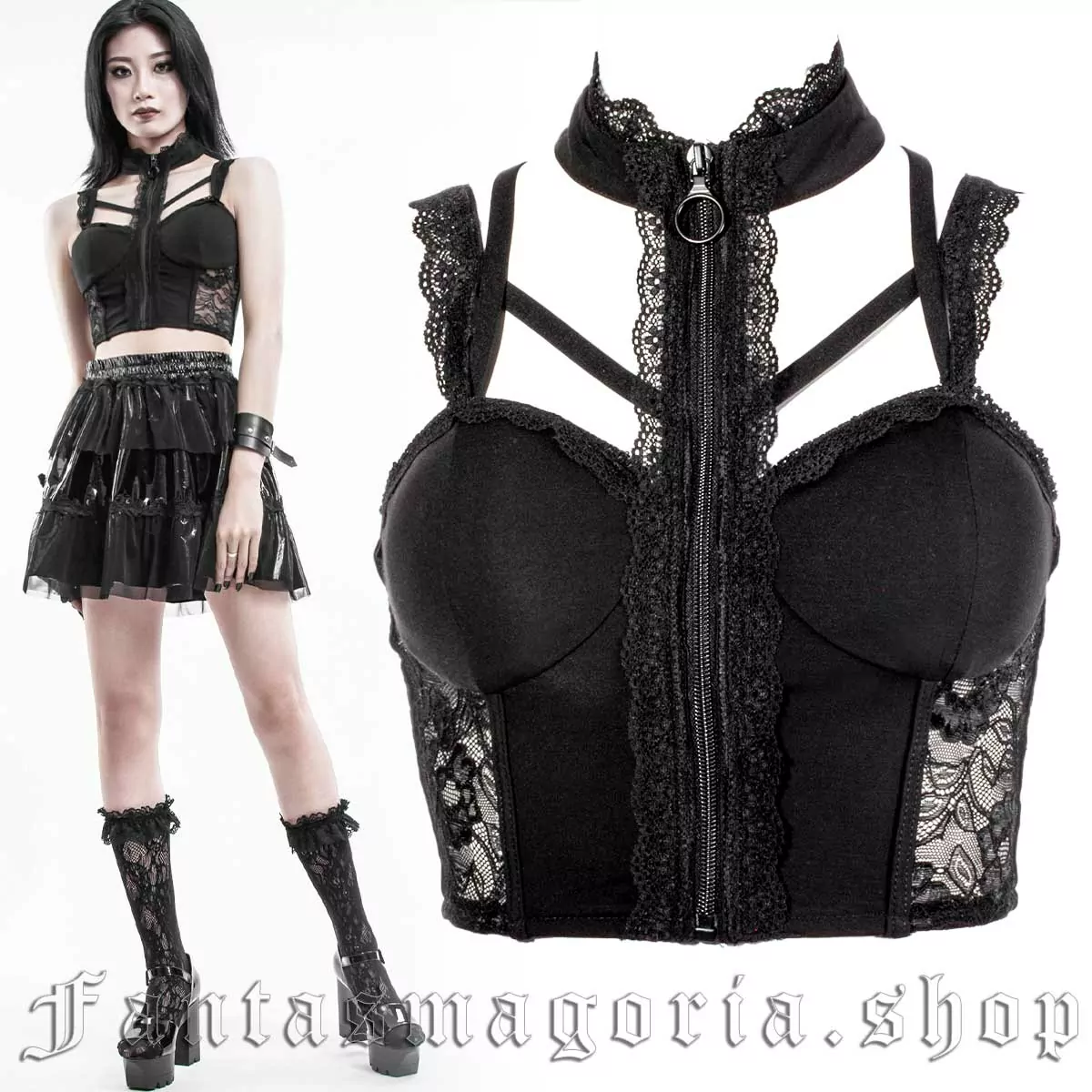 RNG Boudoir Doll Crop Top