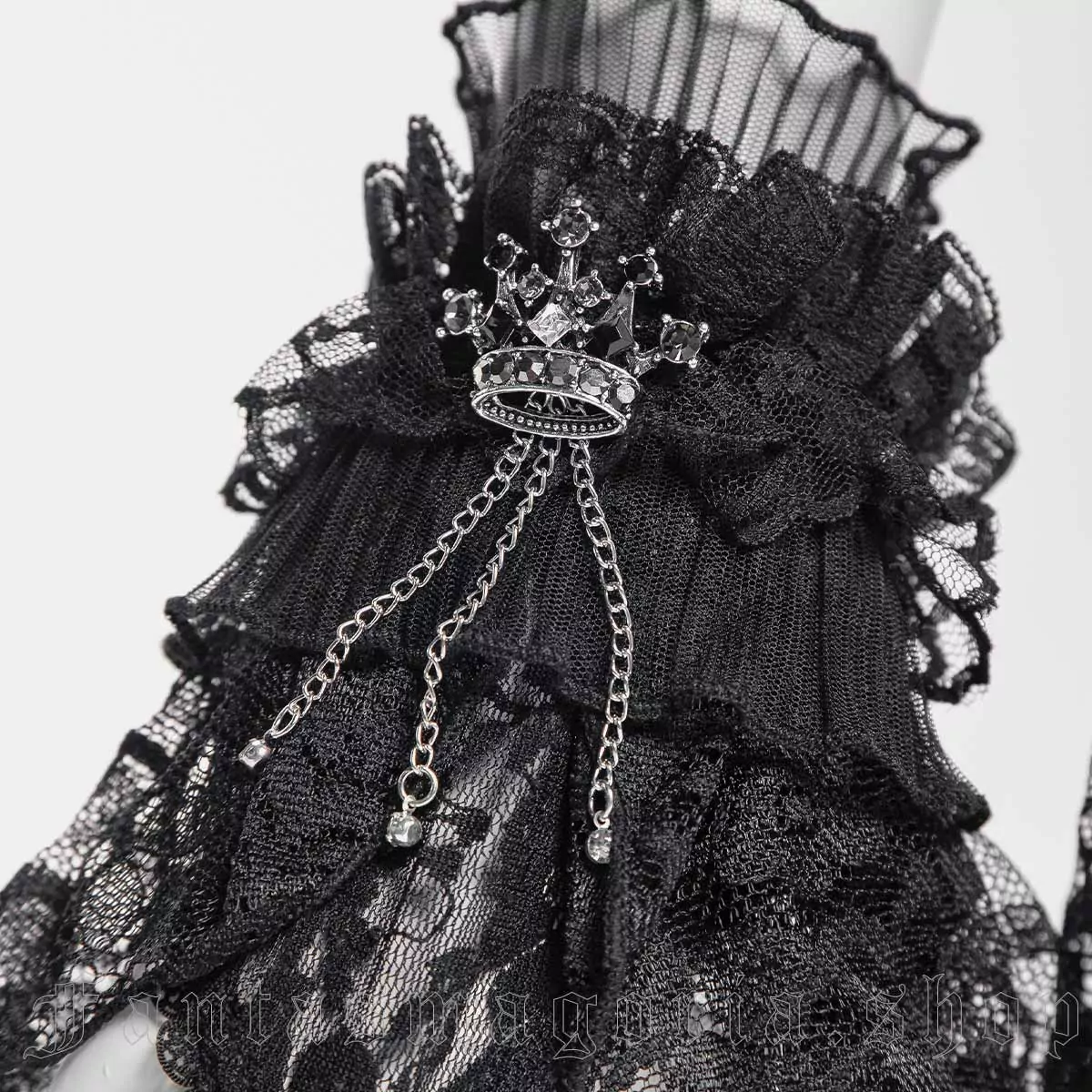 RNG Gothic Dolly Black Gloves (Paar) - Image 2