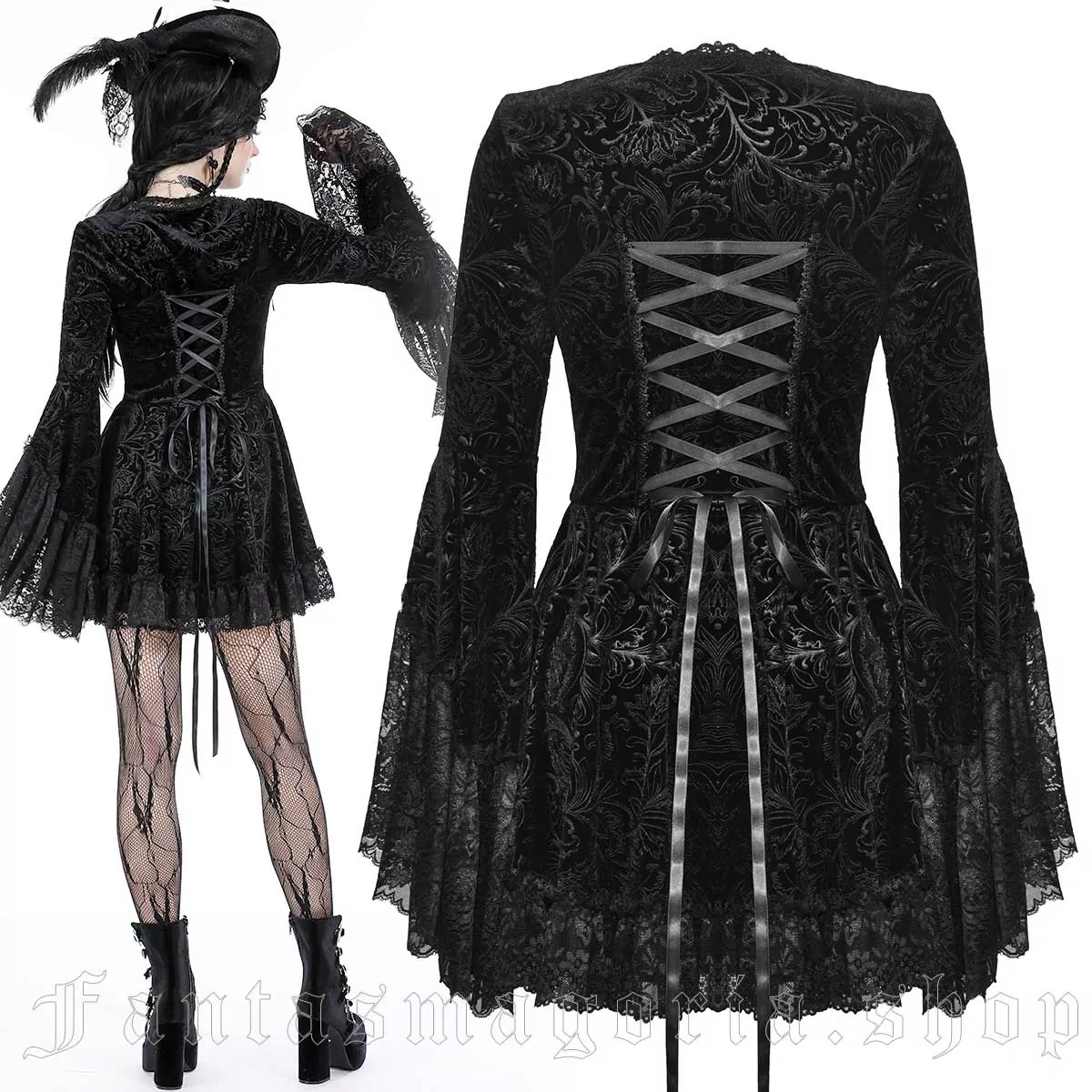Dark In Love Le Fleur Noire Dress - Image 2