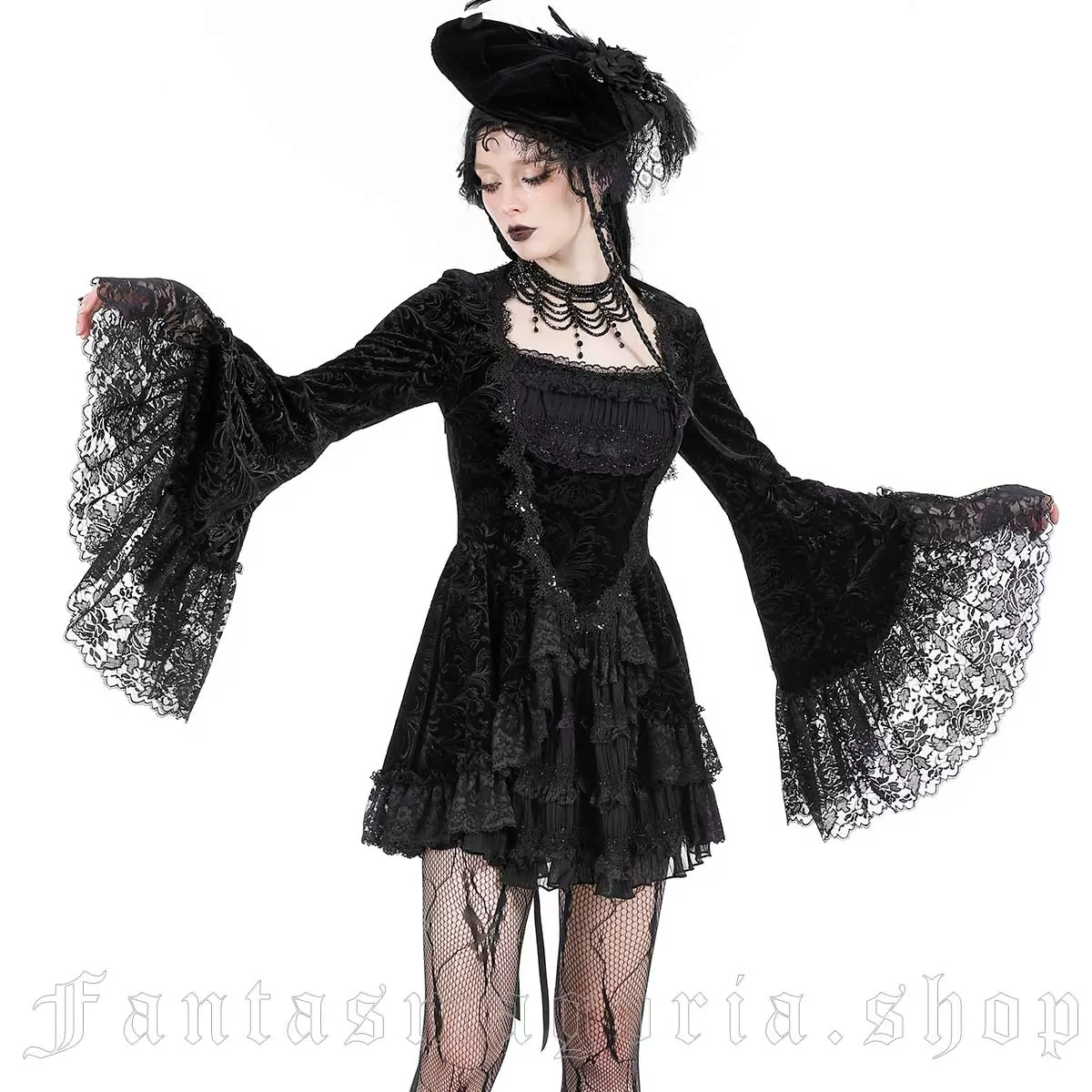 Dark In Love Le Fleur Noire Dress - Image 3
