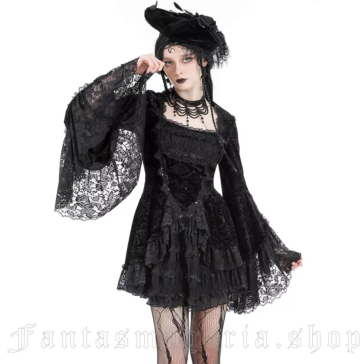 Dark In Love Le Fleur Noire Dress - Image 4