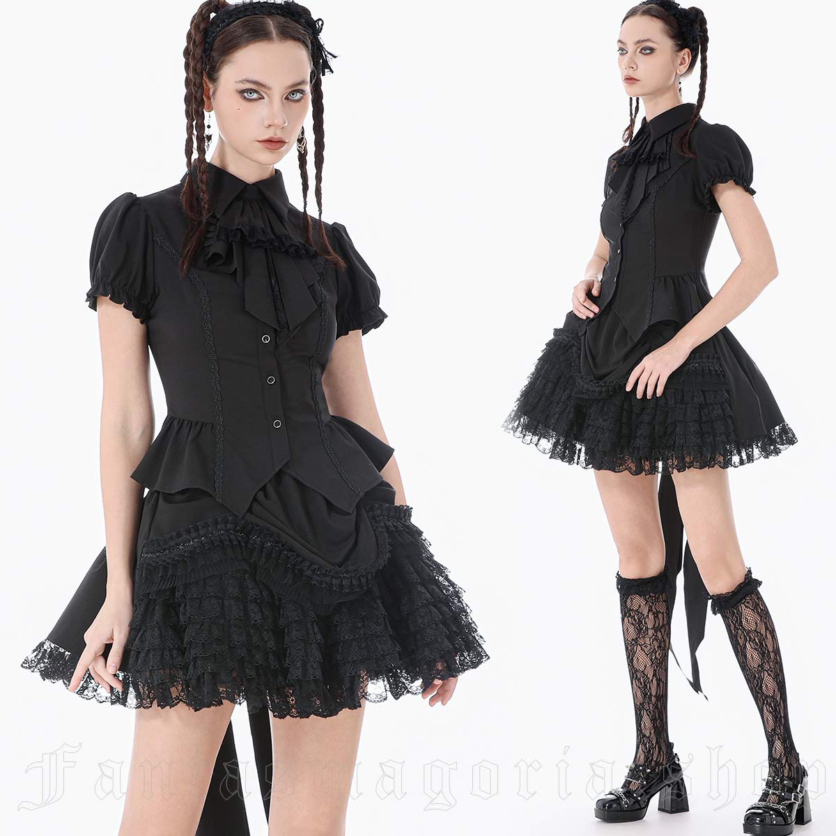 Dark In Love Miss Melancholy Little Black Shirt – Bild 3