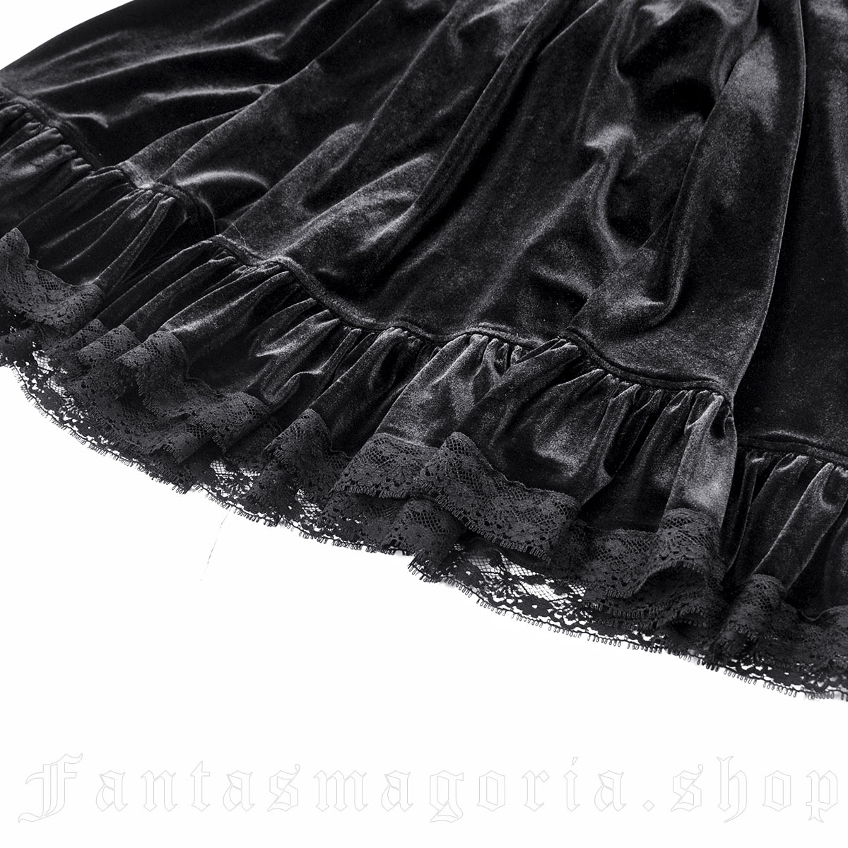 Dark In Love Velvet Sacrament Skirt – Bild 8